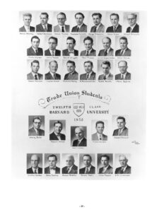 Group photo of Trade Union Fellows Class of 1952 - 12th class