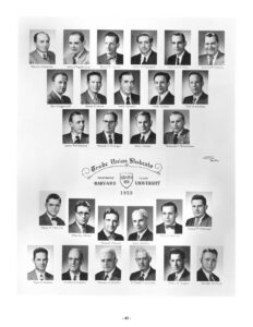 Group photo of Trade Union Fellows Class of 1953