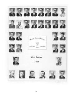 Group photo of Trade Union Fellows Class of 1968 - 43rd session