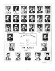 Group photo of Trade Union Fellows Class of 1976