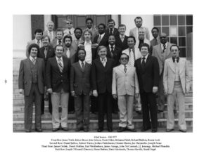 Group photo of Trade Union Fellows Class of Fall 1977