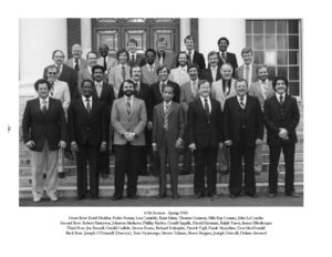 Group photo of Trade Union Fellows Class of Spring 1980