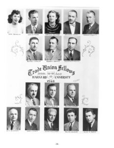Group photo of Trade Union Fellows Class of 1948 - 7th class