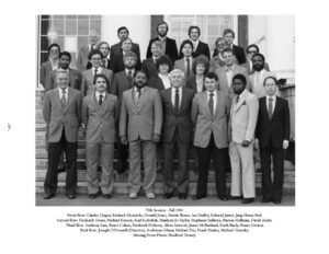 Group photo of Trade Union Fellows Class of Fall 1981