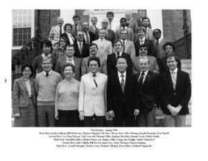 Group photo of Trade Union Fellows Class of 1984