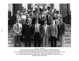 Group photo of Trade Union Fellows Class of 1985
