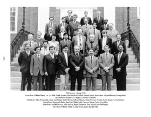 Group photo of Trade Union Fellows Class of 1986
