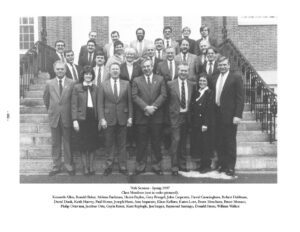 Group photo of Trade Union Fellows Class of 1987