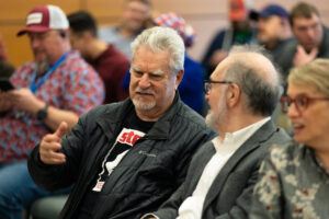 Mark Erlich and David Weil in audience