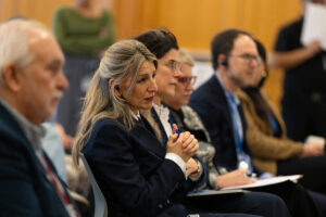 Minister Diaz Perez in audience