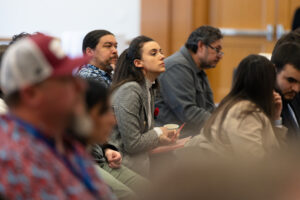 woman in audience