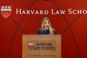 Minister Diaz Perez talking