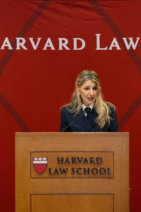 Minister Diaz Perez talking