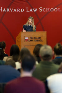 Minister Diaz Perez talking