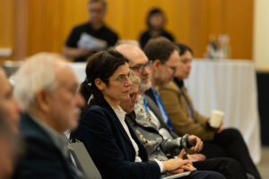 Isabelle Ferreras watching lecture